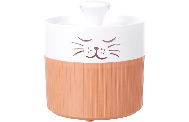 Flamingo Drinking fountain Mali Round Terracotta & White