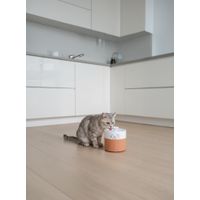 Flamingo Drinking fountain Mali Round Terracotta & White