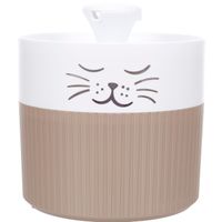 Flamingo Drinking fountain Mali Round Taupe & White