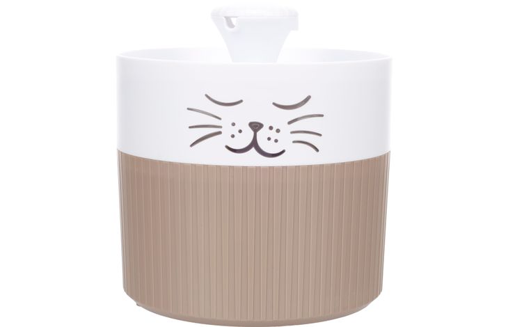 Flamingo Drinking fountain Mali Round Taupe & White