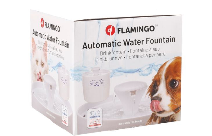 Flamingo Drinking fountain Mali Round White