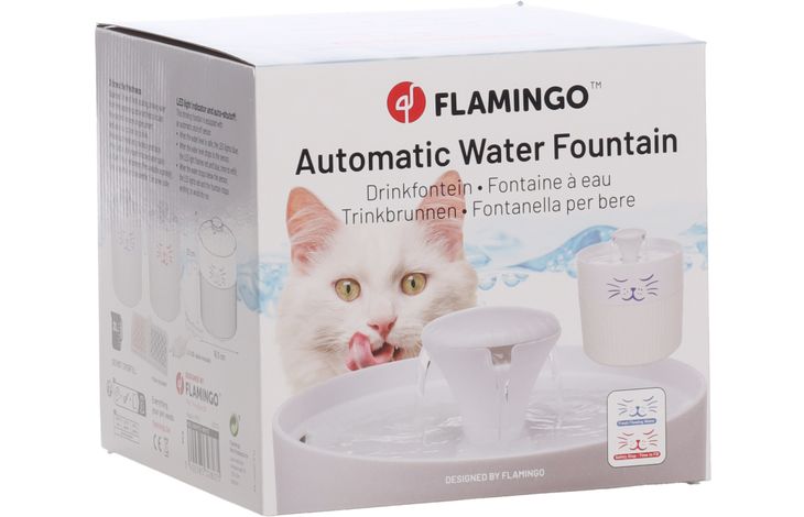 Flamingo Drinking fountain Mali Round White