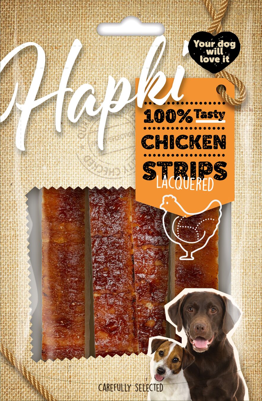 Flamingo Snacks Hapki Lacquered Strips with chicken 