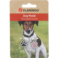 Flamingo Medal Paw Tassu Pink & Black