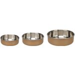 Gamelle pour la nourriture et l'eau Yumi Rond Beige