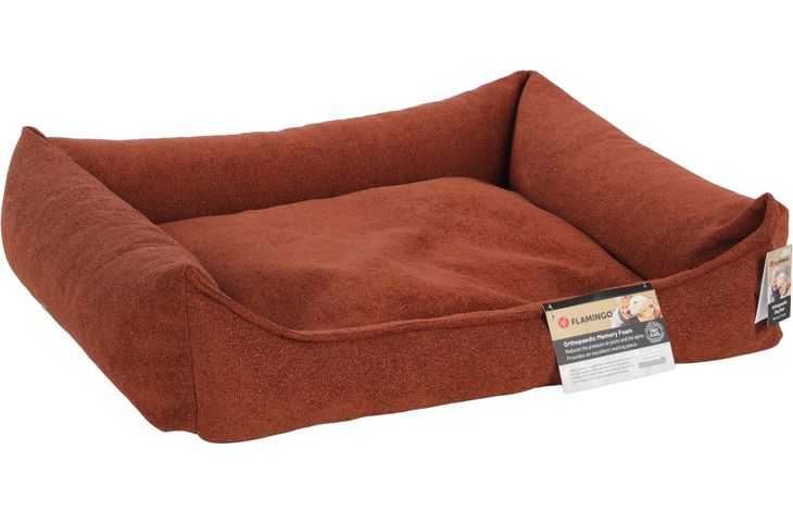 Flamingo Mand Oana Rechthoekig Terracotta