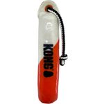 Kong® Jouet Wild Shieldz Dummy avec corde Orange & Blanc