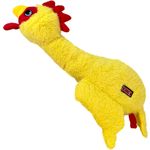 Kong® Jouet Scruffs Poule Jaune