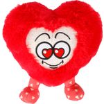 Toy Lieve Heart with feet Red