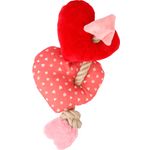 Speelgoed Lieve Hart met touw Rood