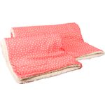 Couverture Lief Rectangle Beige & Rouge