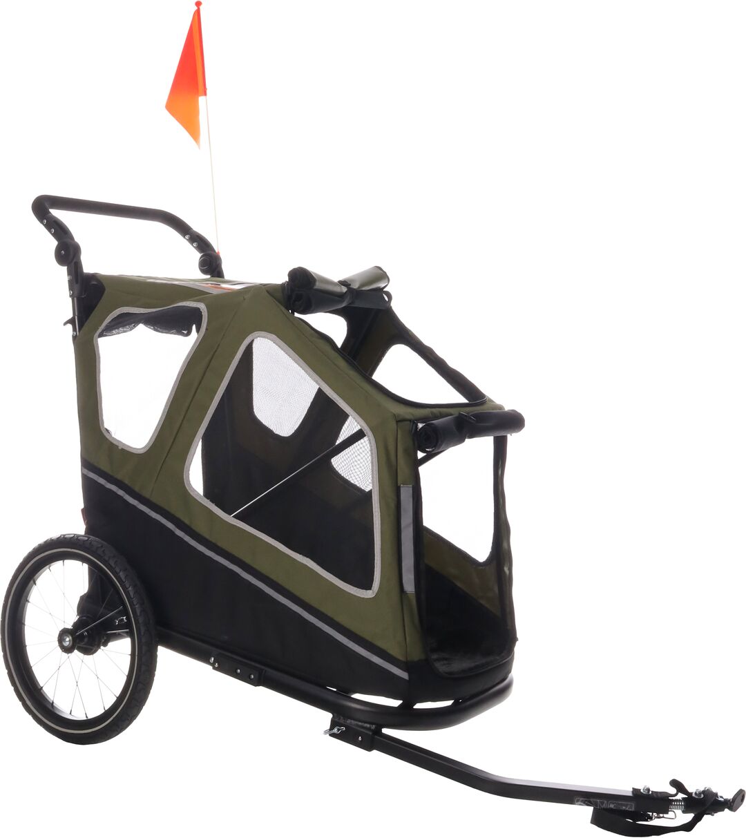 Flamingo Bicycle trailer Jodie Green