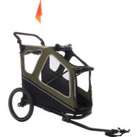 Flamingo Bicycle trailer Jodie Green