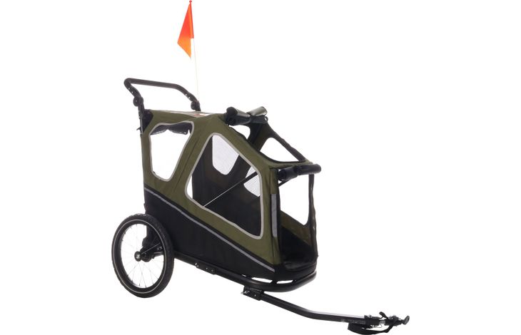 Flamingo Bicycle trailer Jodie Green