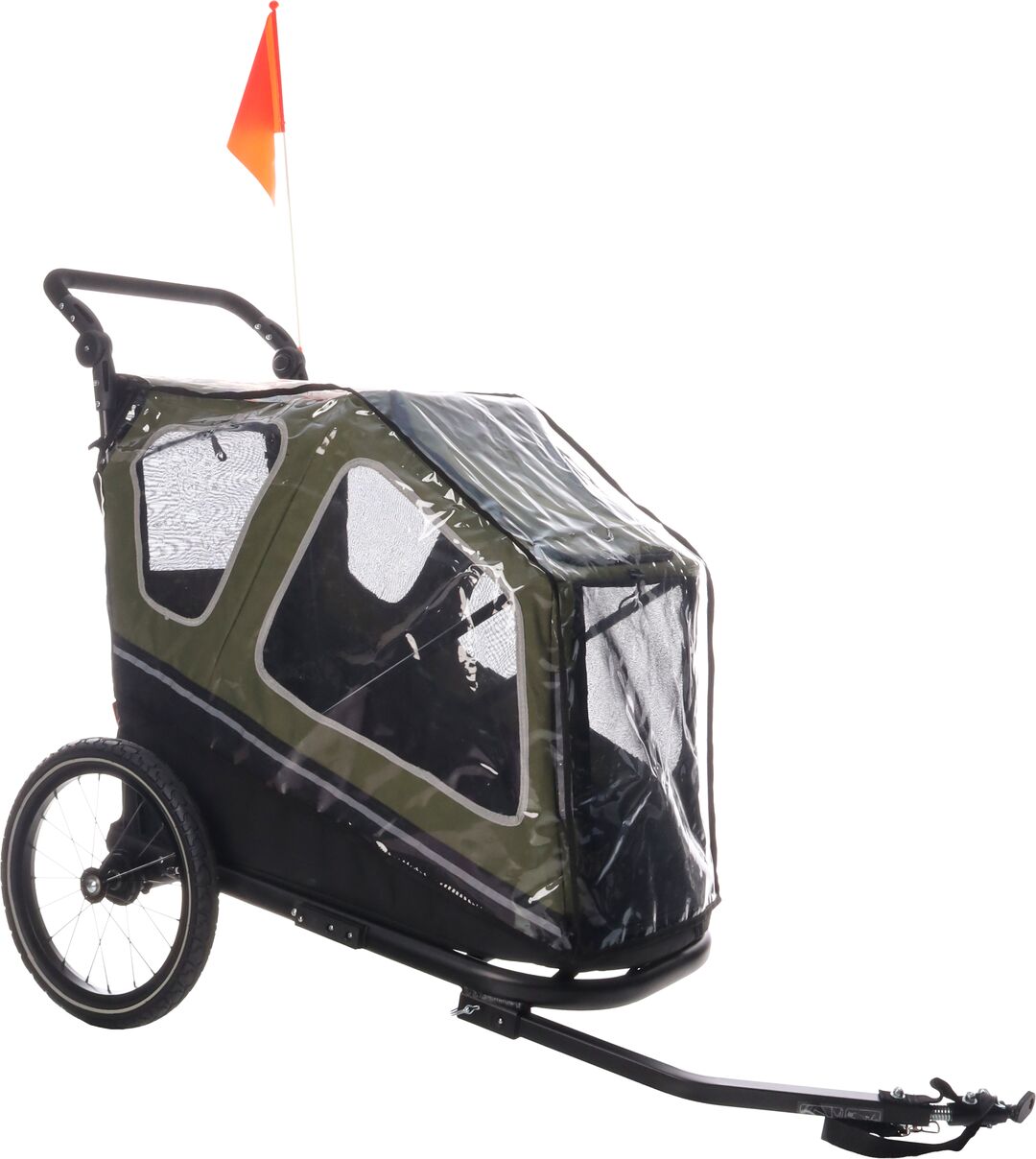 Flamingo Bicycle trailer Jodie Green
