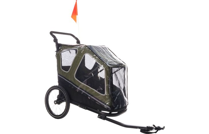 Flamingo Bicycle trailer Jodie Green