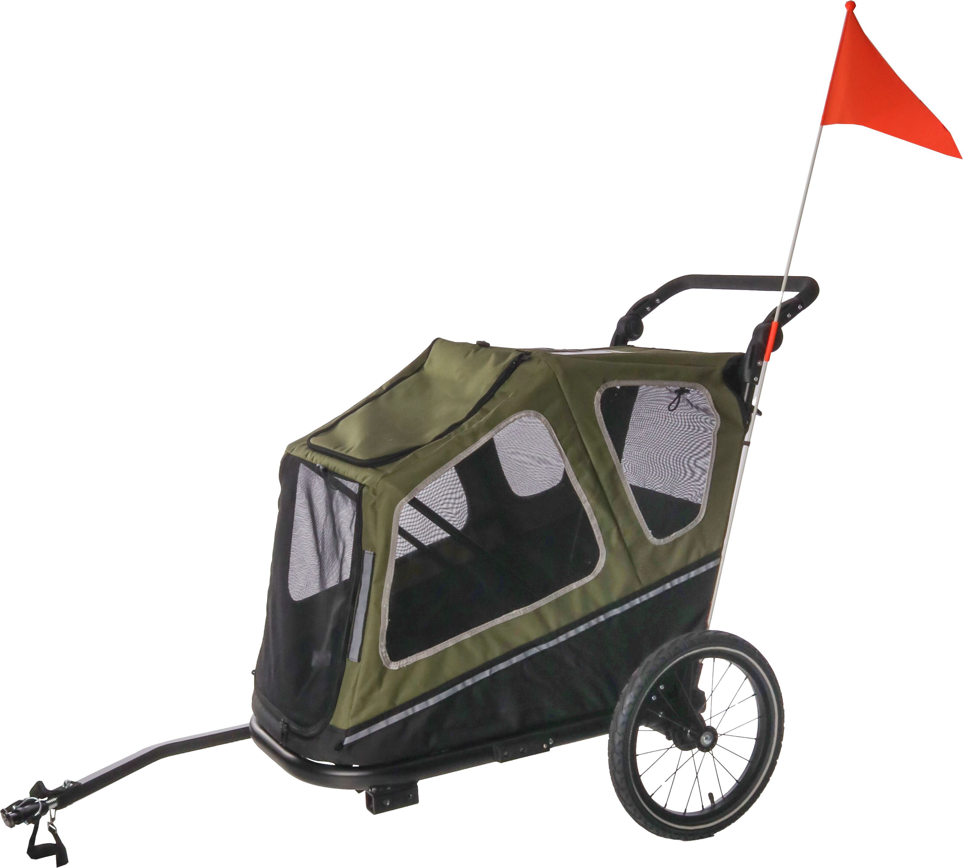 Flamingo Bicycle trailer Jodie Green