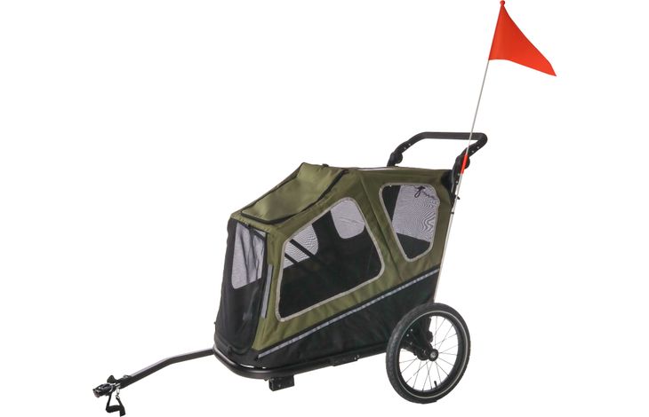 Flamingo Bicycle trailer Jodie Green