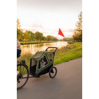 Flamingo Bicycle trailer Jodie Green
