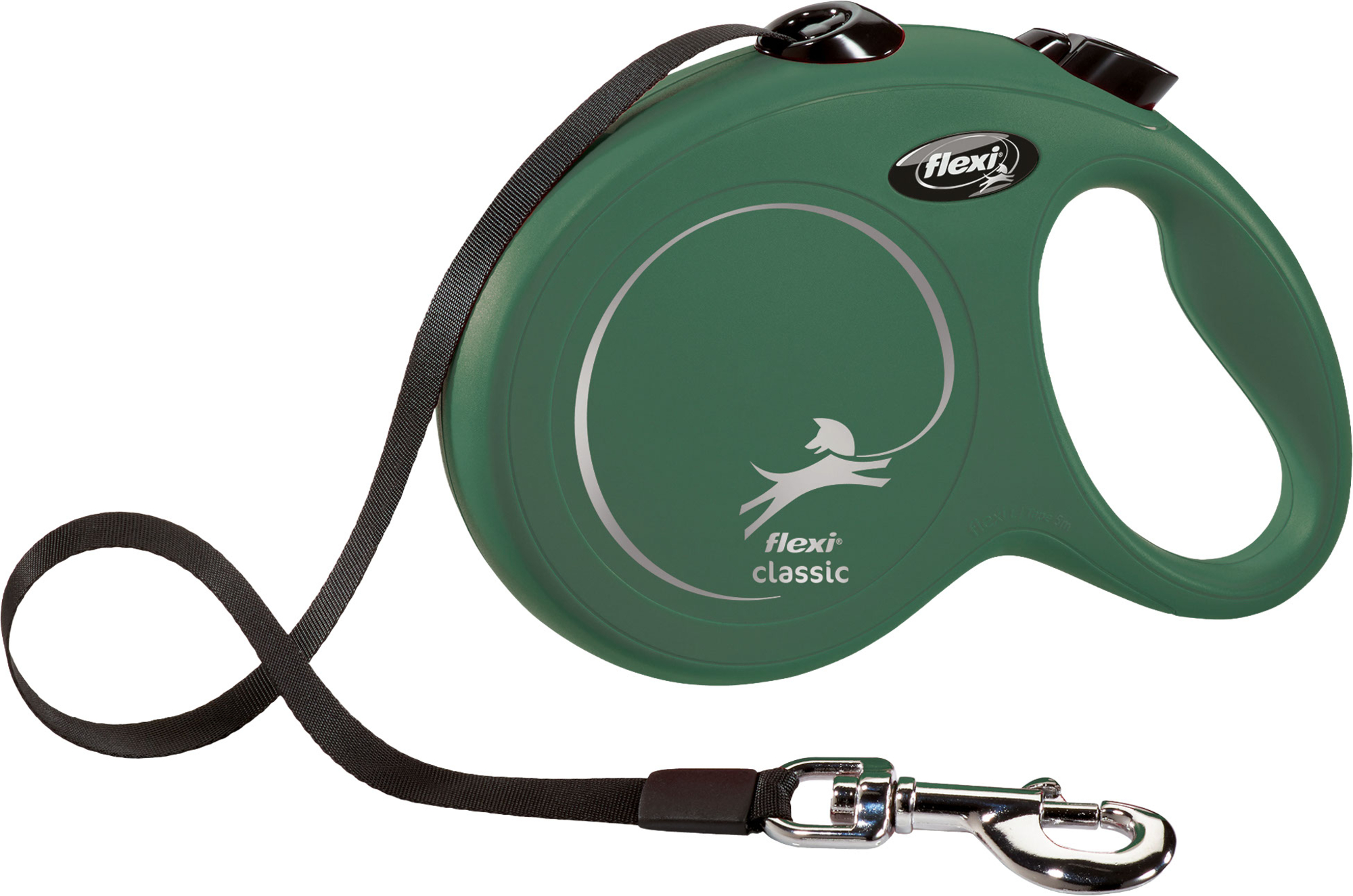 Flexi Rollijn Classic Band Olijfgroen 526589 Flamingo Pet Products