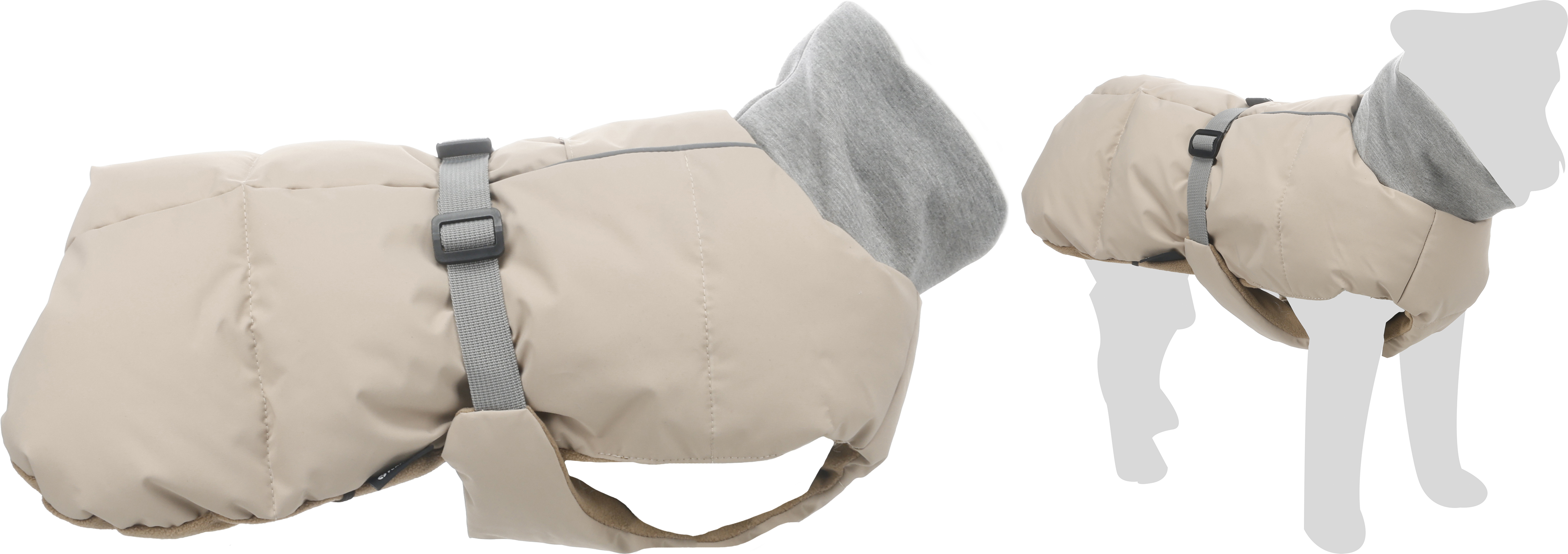 Flamingo Winter coat Olax Beige