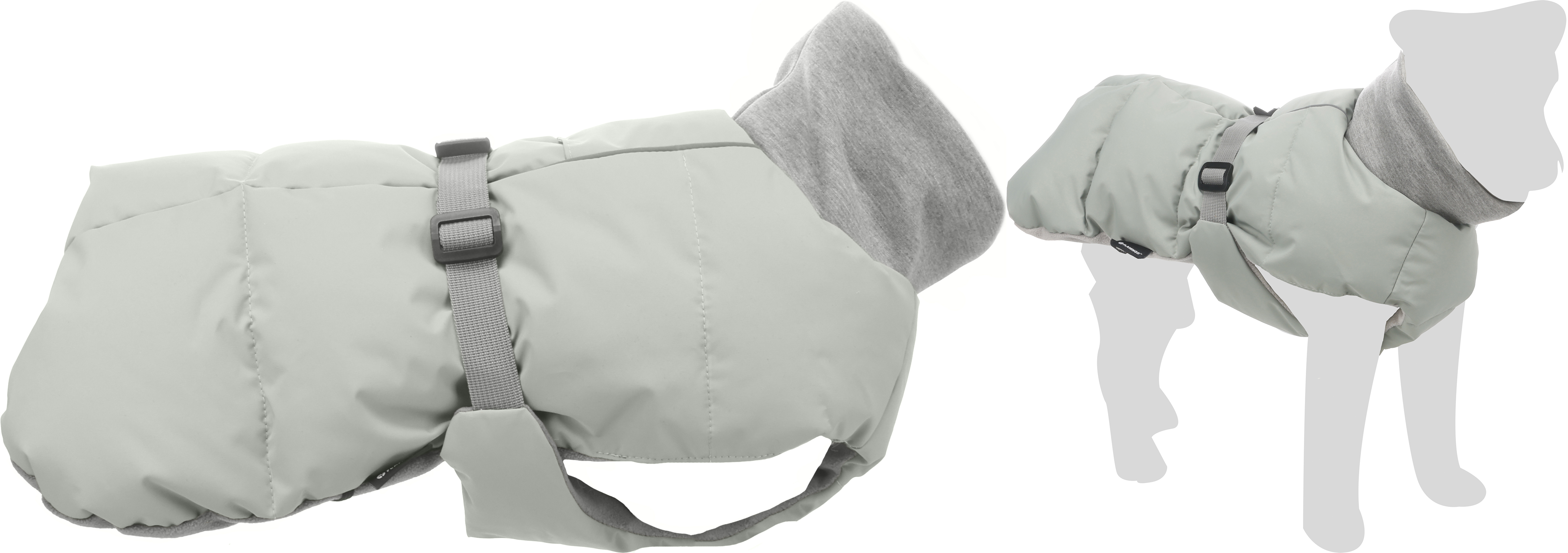 Flamingo Winter coat Olax Green