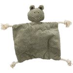 Jouet Akra Couverture câlin & Grenouille avec corde Vert