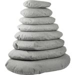 Kissen Baleno Oval Grau