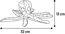 Toy Cheapi Octopus Multiple colours | 526977 | Flamingo Pet Products