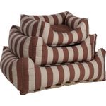 Basket Zahia Rectangle Mocha & White