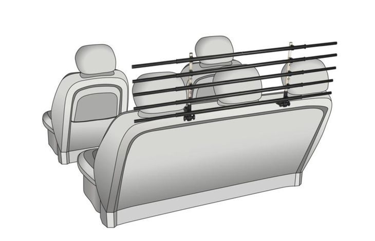 Flamingo Car safety grid Wilmo Black