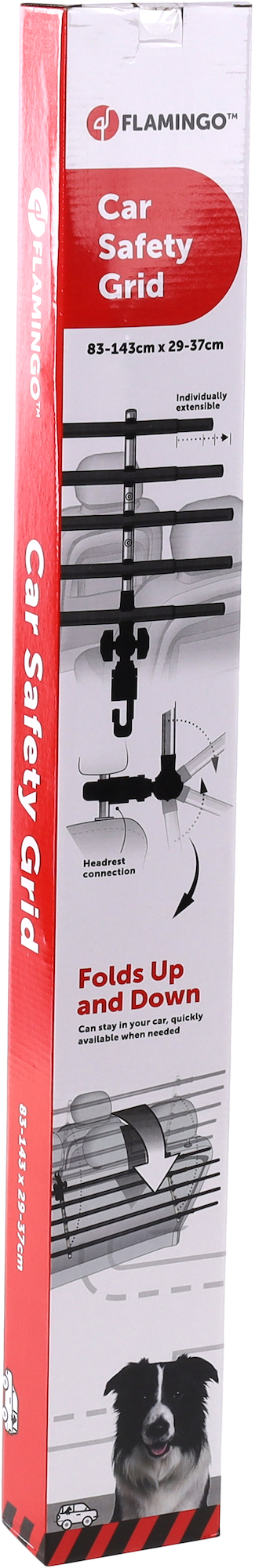 Flamingo Car safety grid Wilmo Black