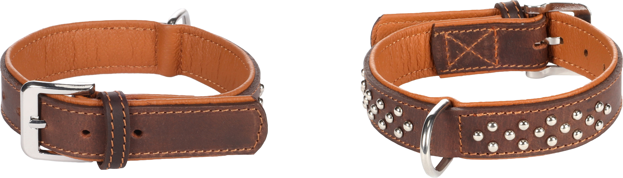 Flamingo Halsband Gepolstert Atlanta Braun