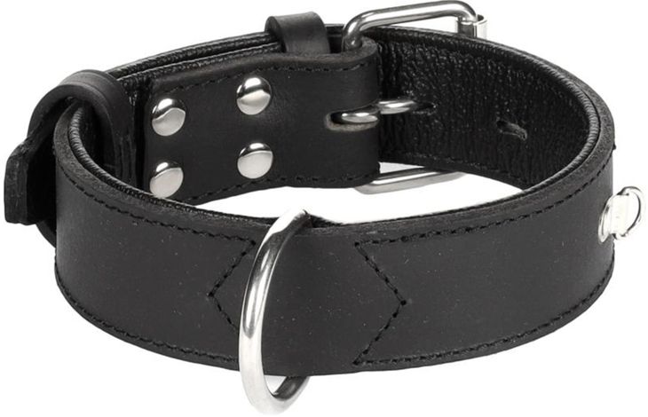 Flamingo Halsband Gevoerd Breed Seattle Zwart