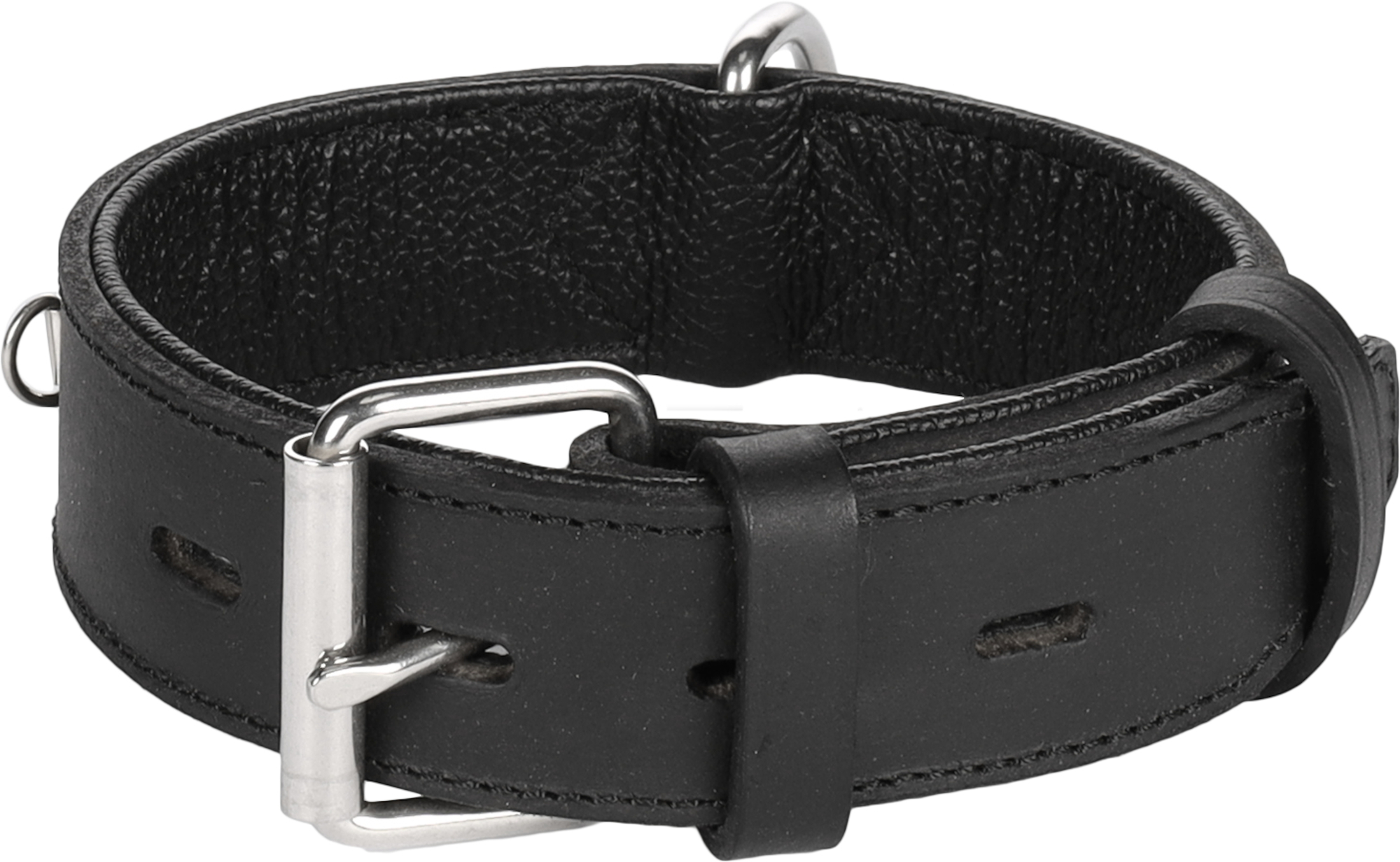 Flamingo Halsband Gevoerd Breed Seattle Zwart