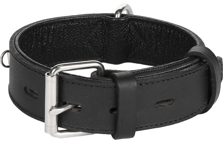 Flamingo Halsband Gevoerd Breed Seattle Zwart