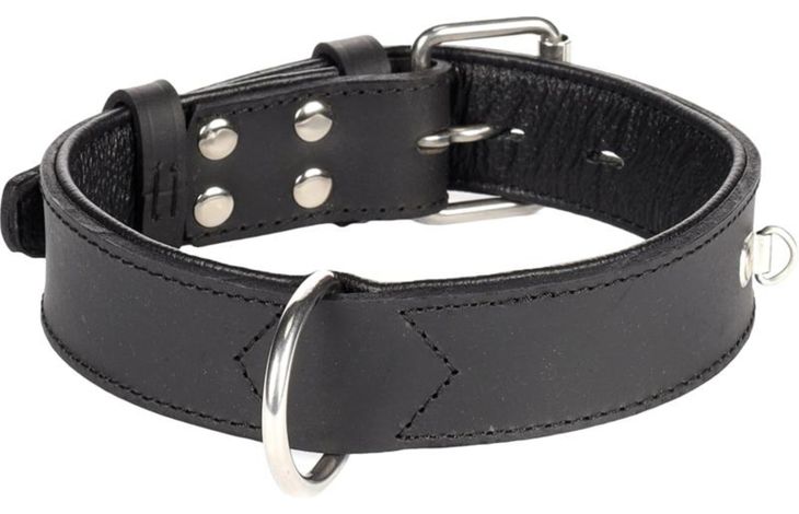 Flamingo Halsband Gevoerd Breed Seattle Zwart