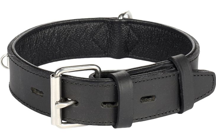 Flamingo Halsband Gevoerd Breed Seattle Zwart