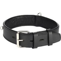 Flamingo Halsband Gevoerd Breed Seattle Zwart