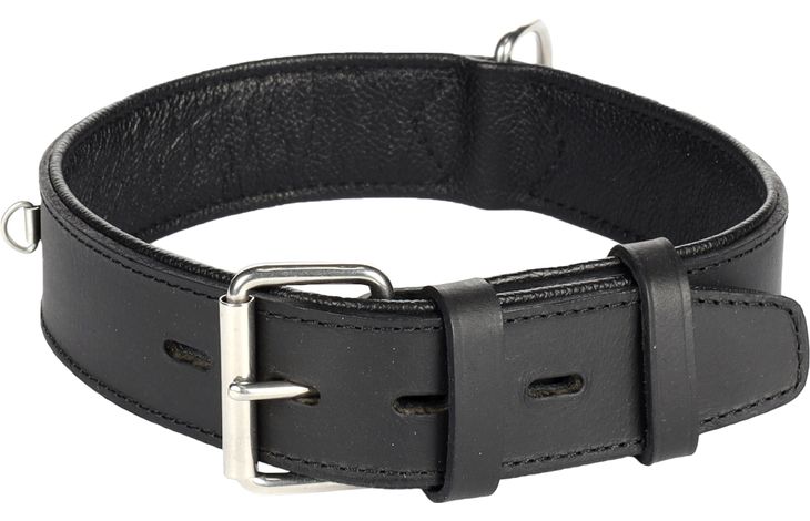 Flamingo Halsband Gevoerd Breed Seattle Zwart