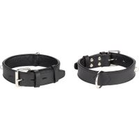 Flamingo Halsband Gevoerd Breed Seattle Zwart