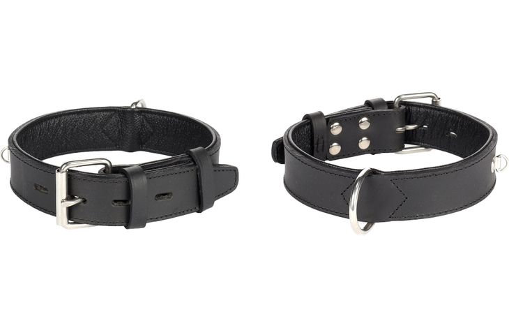 Flamingo Halsband Gevoerd Breed Seattle Zwart