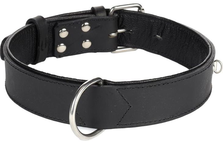 Flamingo Halsband Gevoerd Breed Seattle Zwart