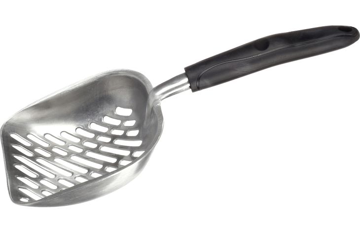 Flamingo Kattenbakschep Zora Zilver & Zwart
