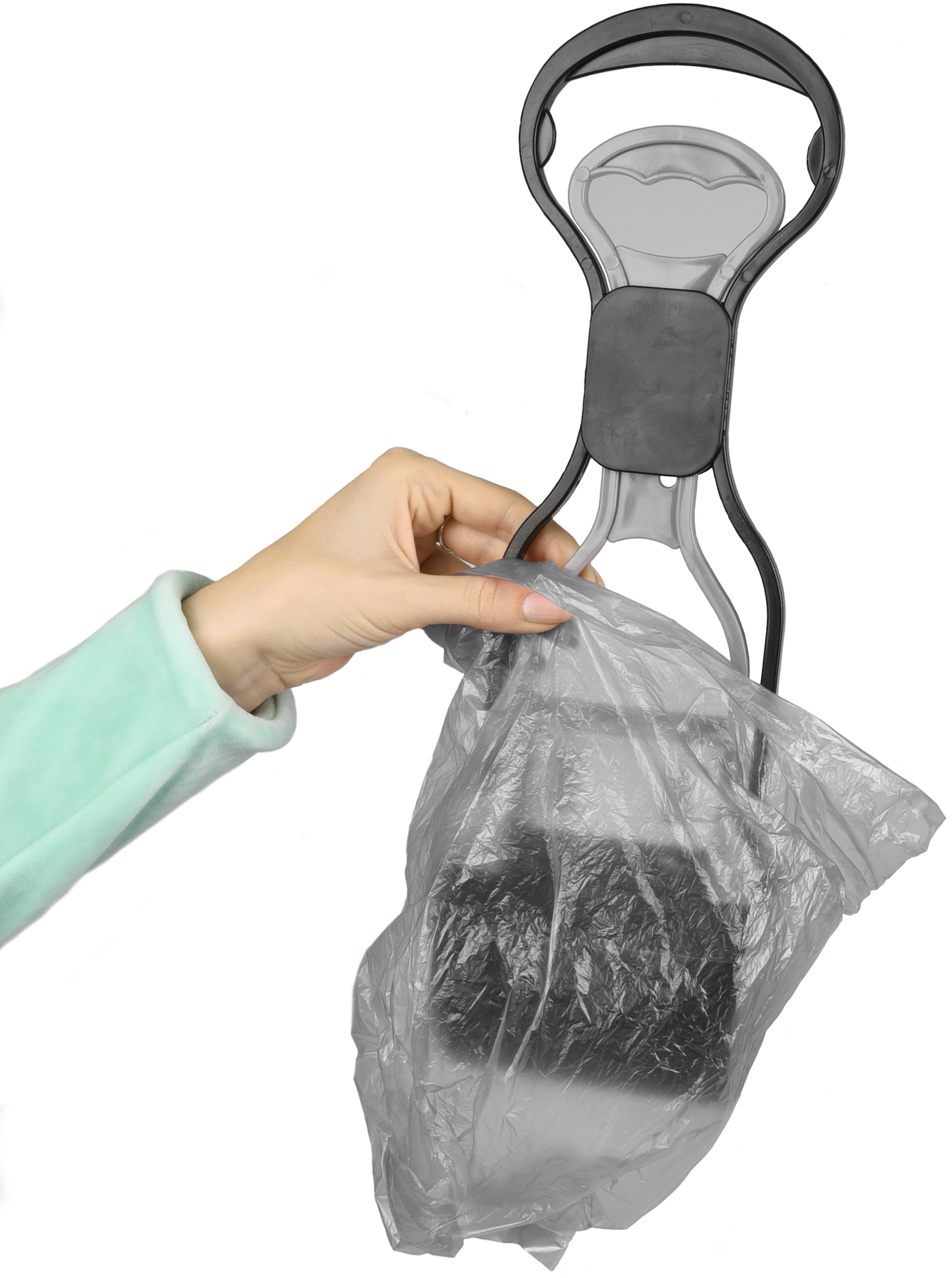 Flamingo Poop scoop Easy Scoop Black & Grey