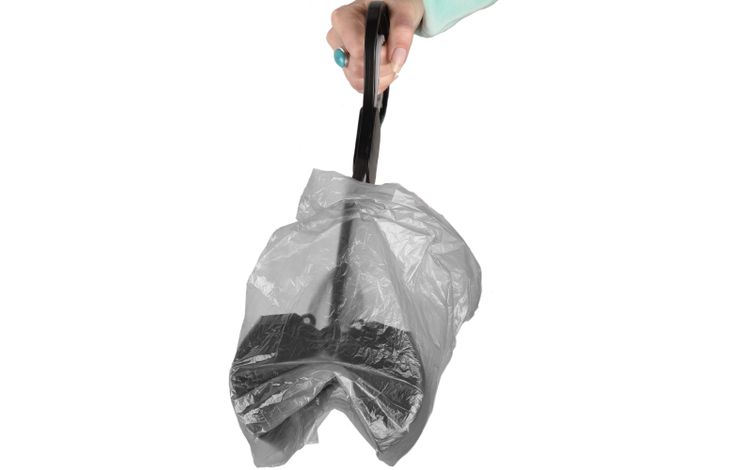 Flamingo Poepschep Easy Scoop Zwart & Grijs