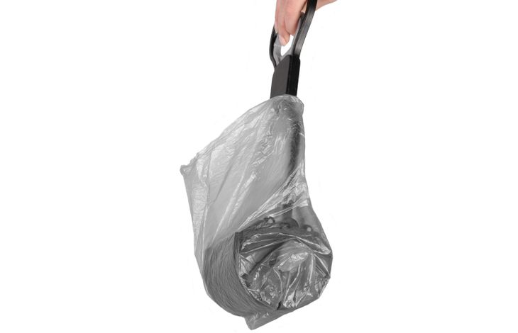 Flamingo Poepschep Easy Scoop Zwart & Grijs