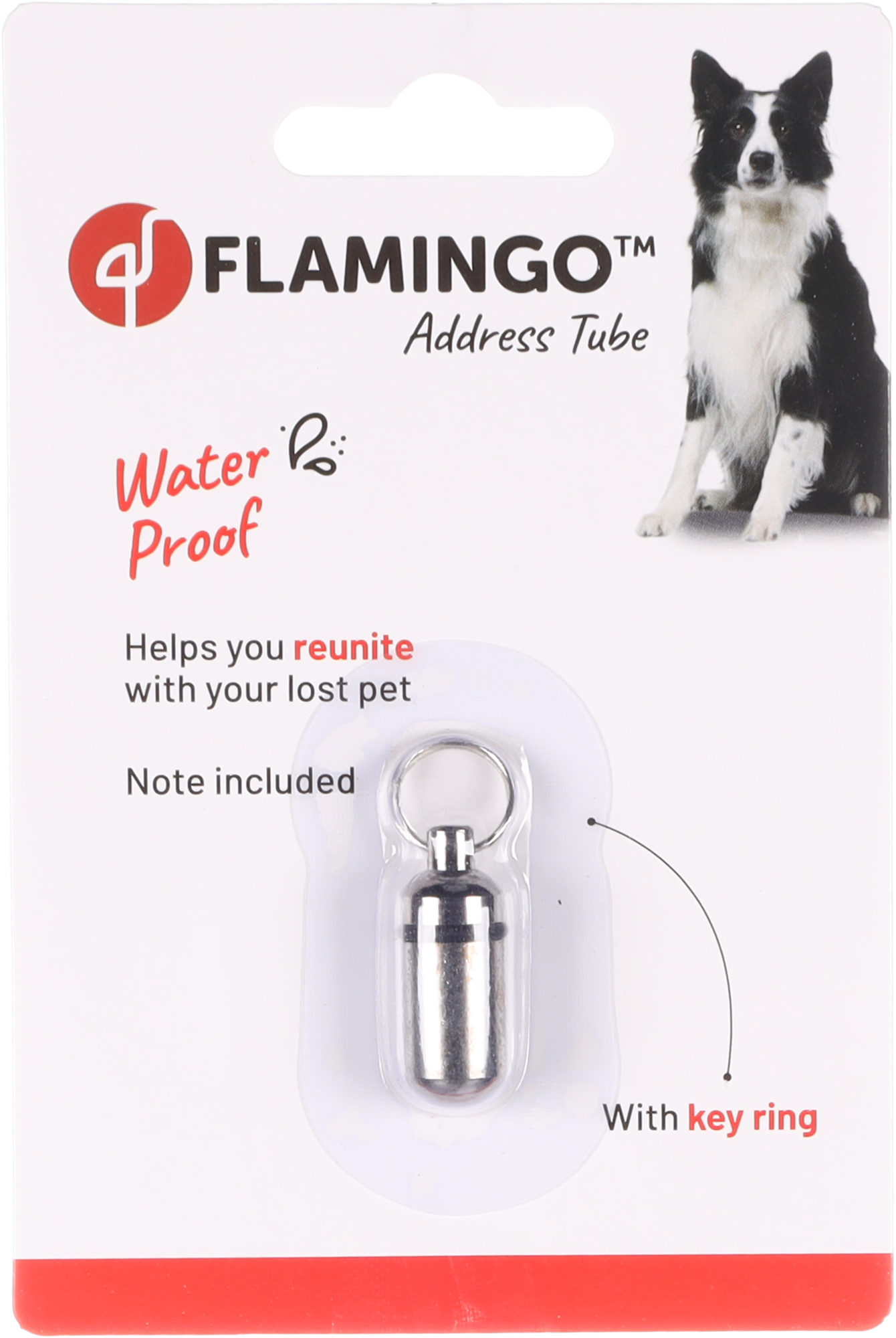 Flamingo Porte-adresse Tula Argent