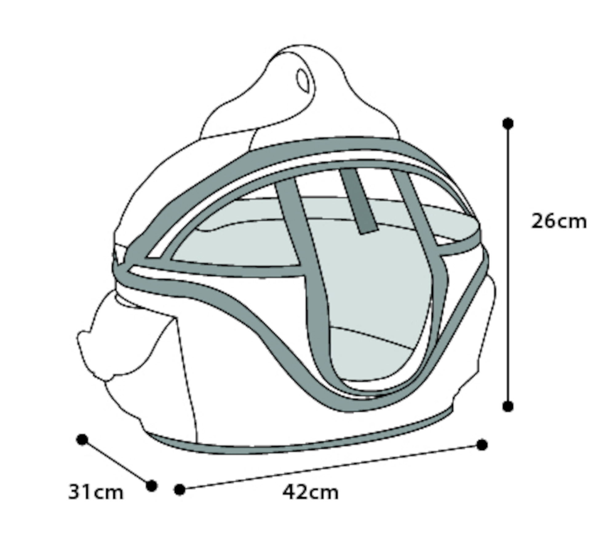 Flamingo Carrying bag Finchley de luxe Dark grey