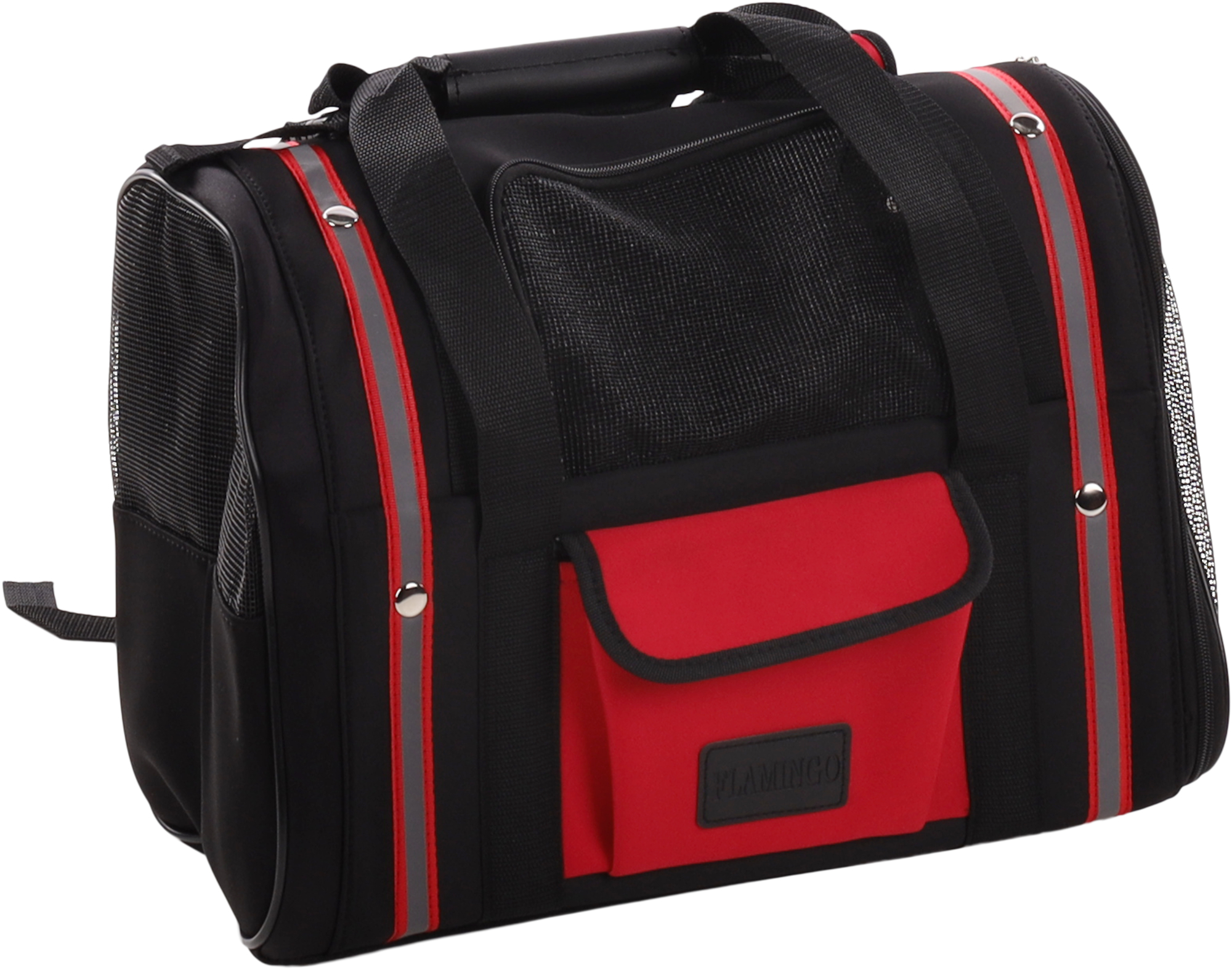 Sac a dos rouge clearance et noir